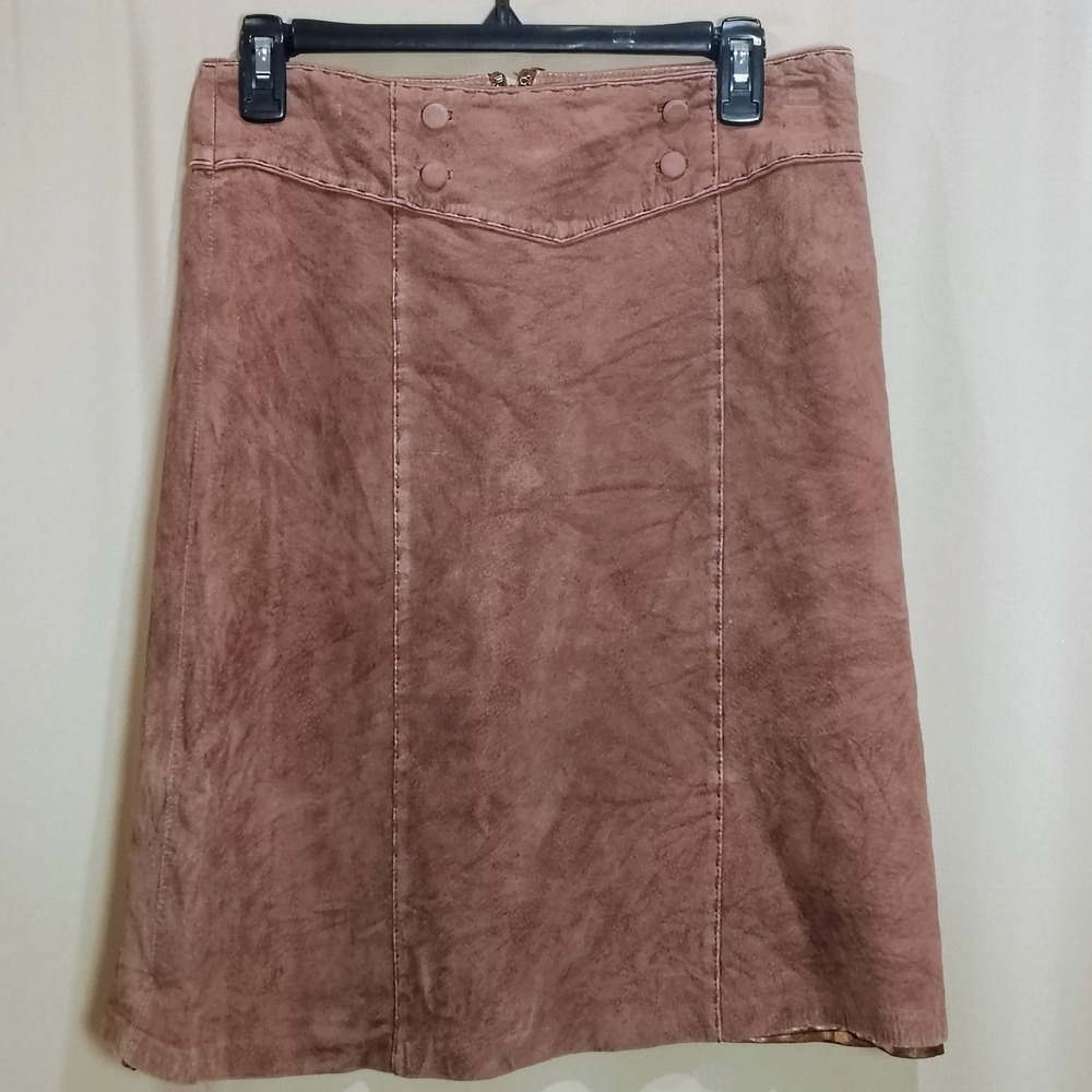 VTG Neiman Marcus Leather Shirt Size 4 Western Festival Cowgirl Chic Rodeo Fair
